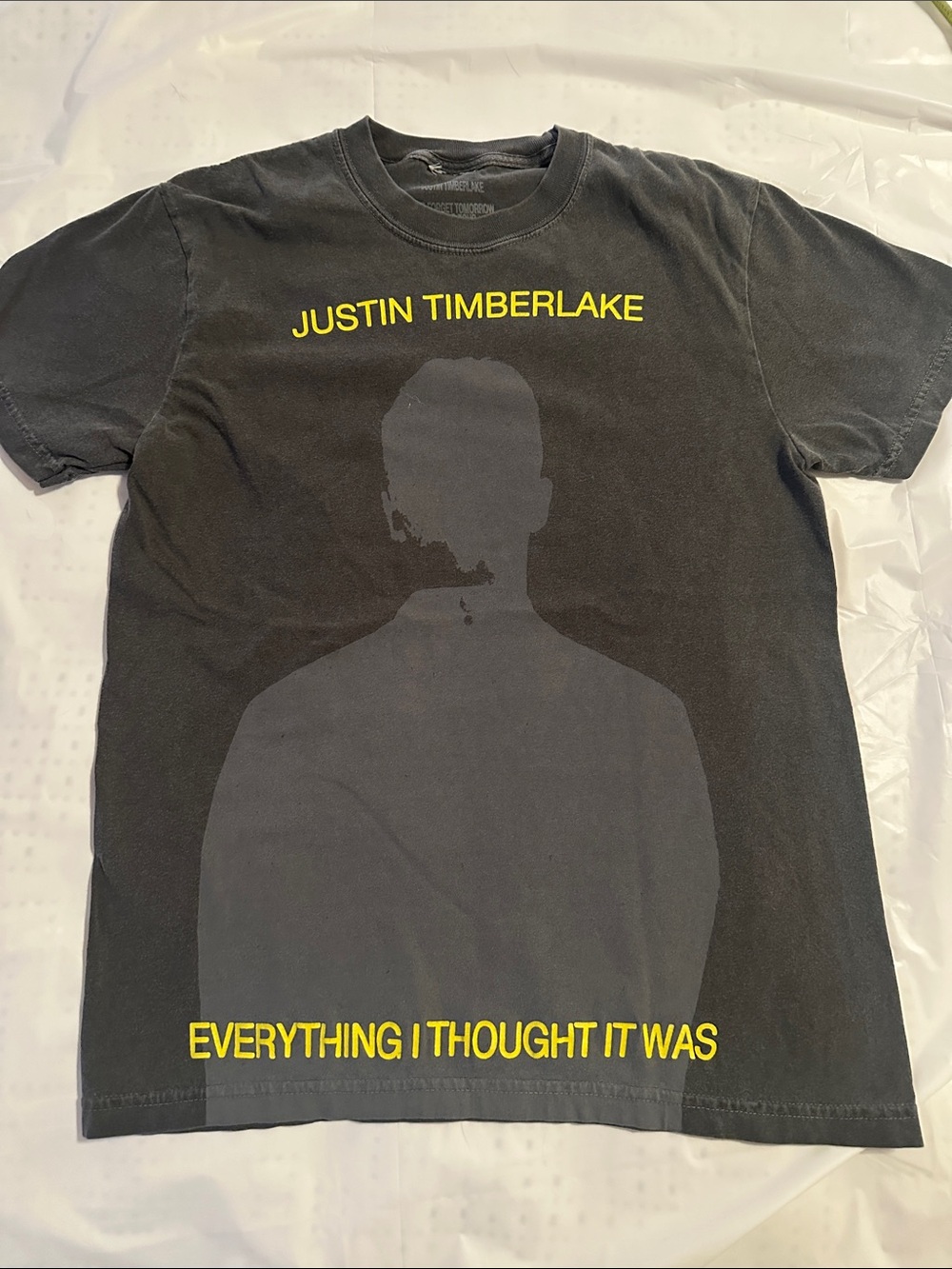 Justin Timberlake Black Graphic T‑Shirt - 'Everything I Thought It Was'